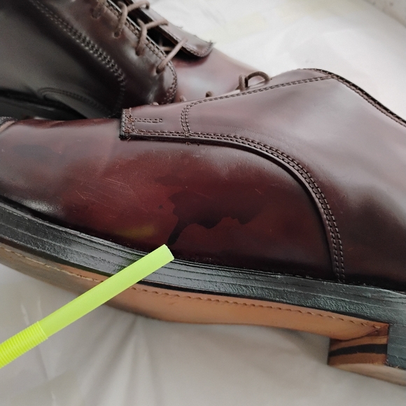 Brooks Brothers x Alden shell cordovan men\'s cap toe size 12D main image 8